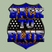 Back The Blue Urban Heavy Tee | Teevron