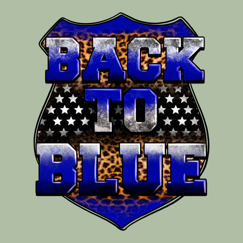 Back The Blue Urban Heavy Tee by Neo Western | Teevron