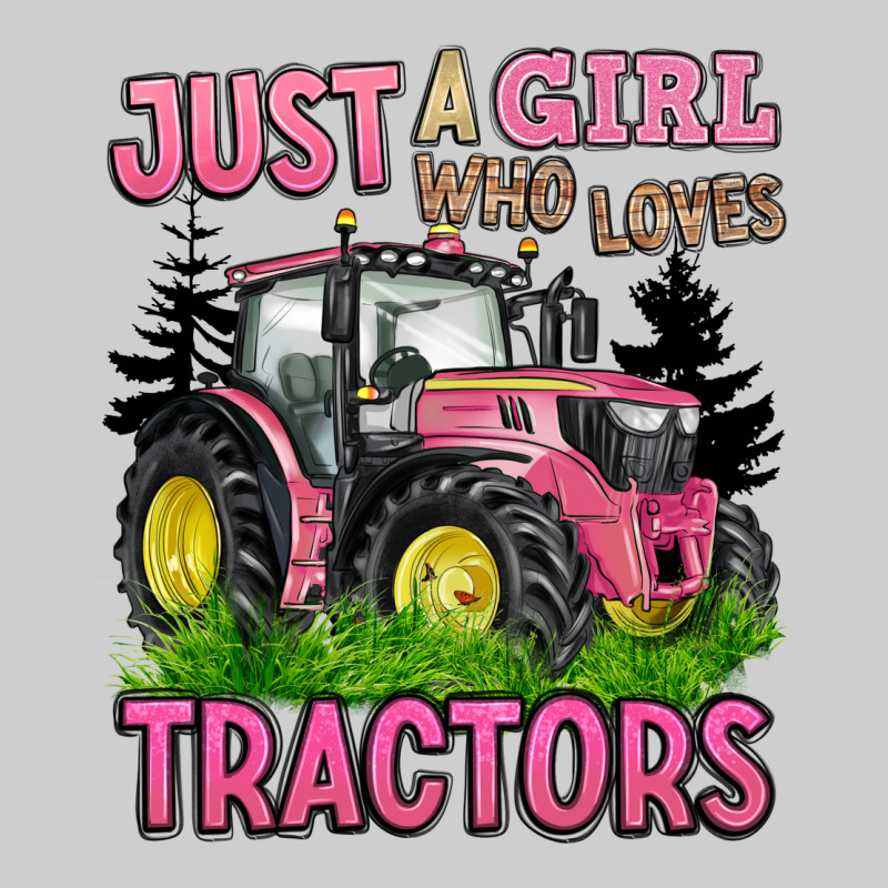 Just A Girl Who Loves Tractors Premium Tee by BarkalooDesign | Teevron