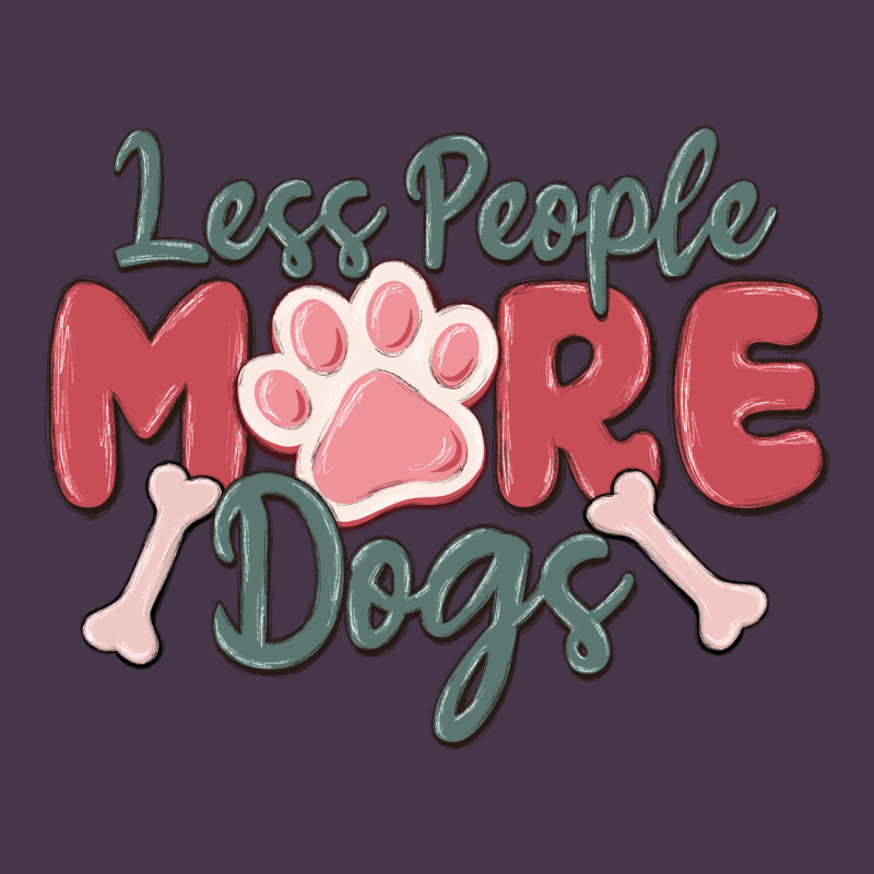 Less People More Dogs Heavyweight Hoodie by MaliasSmallBusiness | Teevron