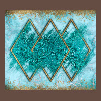 Turquoise Glitter Long Sleeve Tee | Teevron