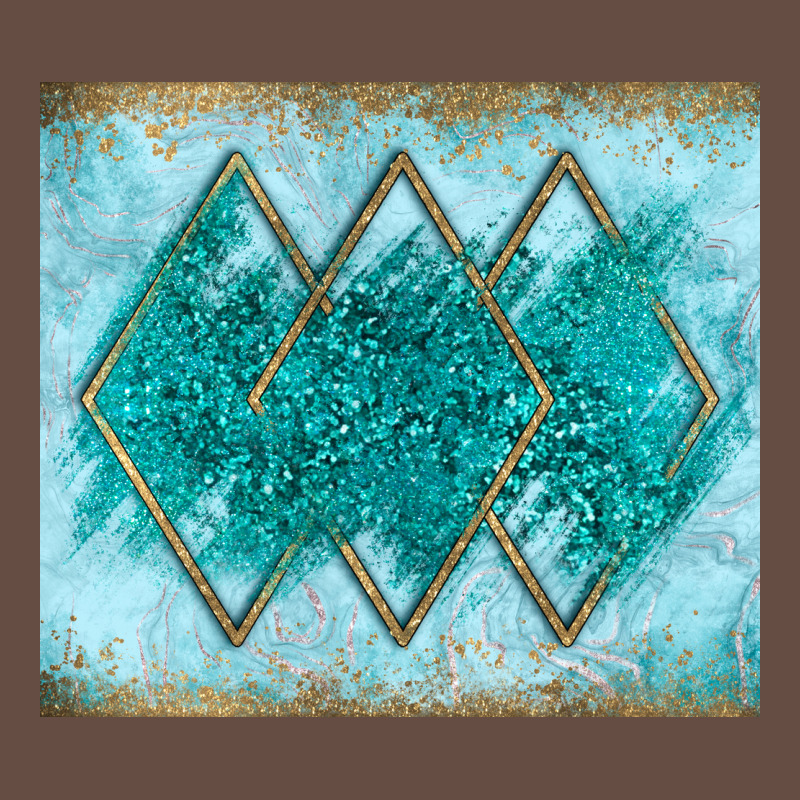 Turquoise Glitter Long Sleeve Tee by JahusDesignShop | Teevron