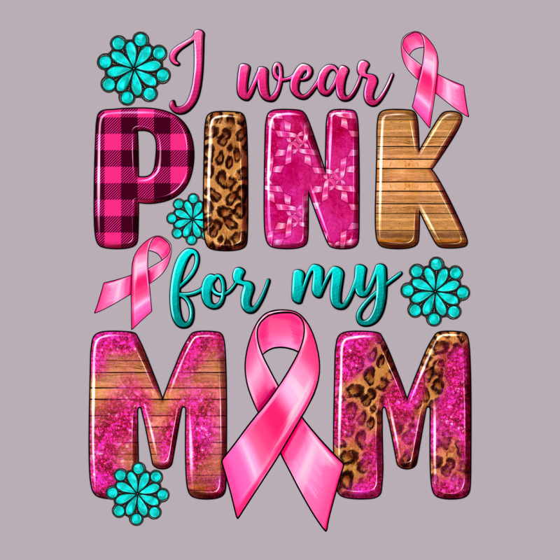 I Wear Pink For My Mom With Butterfly Vintage Tee by texasbilliewilder | Teevron