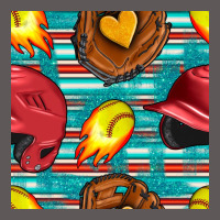 Softball Helmet And Glove With Serape Seamless Pattern Premium Hoodie | Teevron
