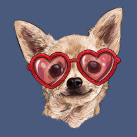 Chihuahua Dog With Love Glasses Vintage Hoodie | Teevron