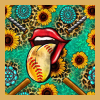Softball Lips Sunflowers And Gemstones Seamless Pattern Premium Hoodie | Teevron