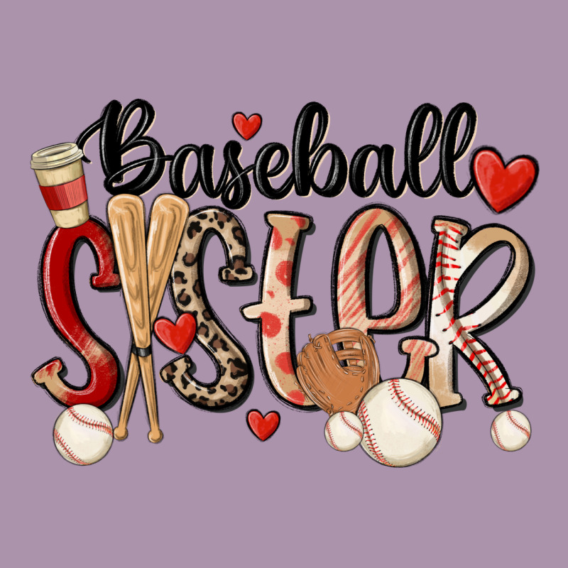 Baseball Sister Heavyweight Hoodie by MaliasSmallBusiness | Teevron
