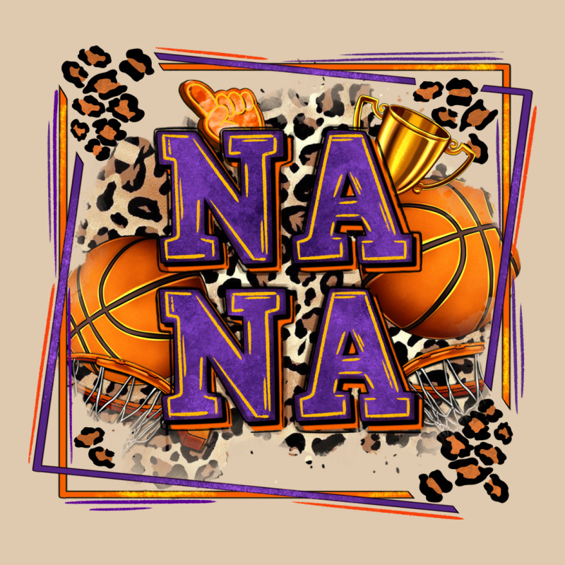 Basketball Nana With Leopard Heavyweight Sweatshirt by Zillion Design Studio | Teevron