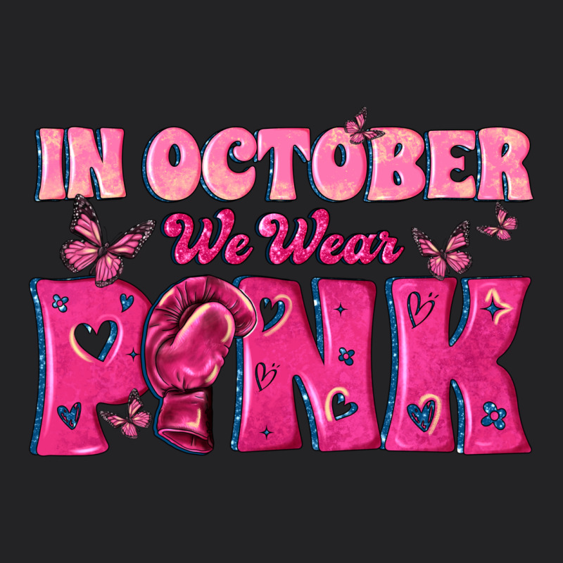 In October We Wear Pink Vintage Tee by texasbilliewilder | Teevron