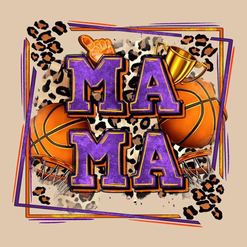 Basketball Mama With Leopard Heavyweight Sweatshirt by Zillion Design Studio | Teevron