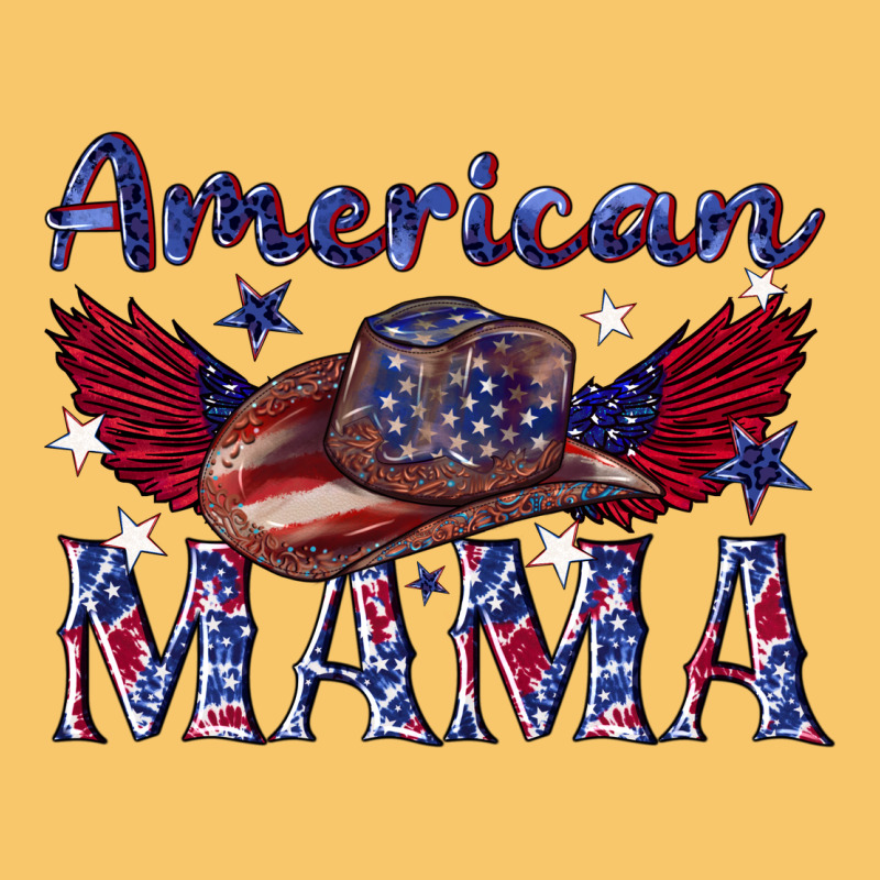 American Mama With Cowboy Vintage Hoodie by texasbilliewilder | Teevron