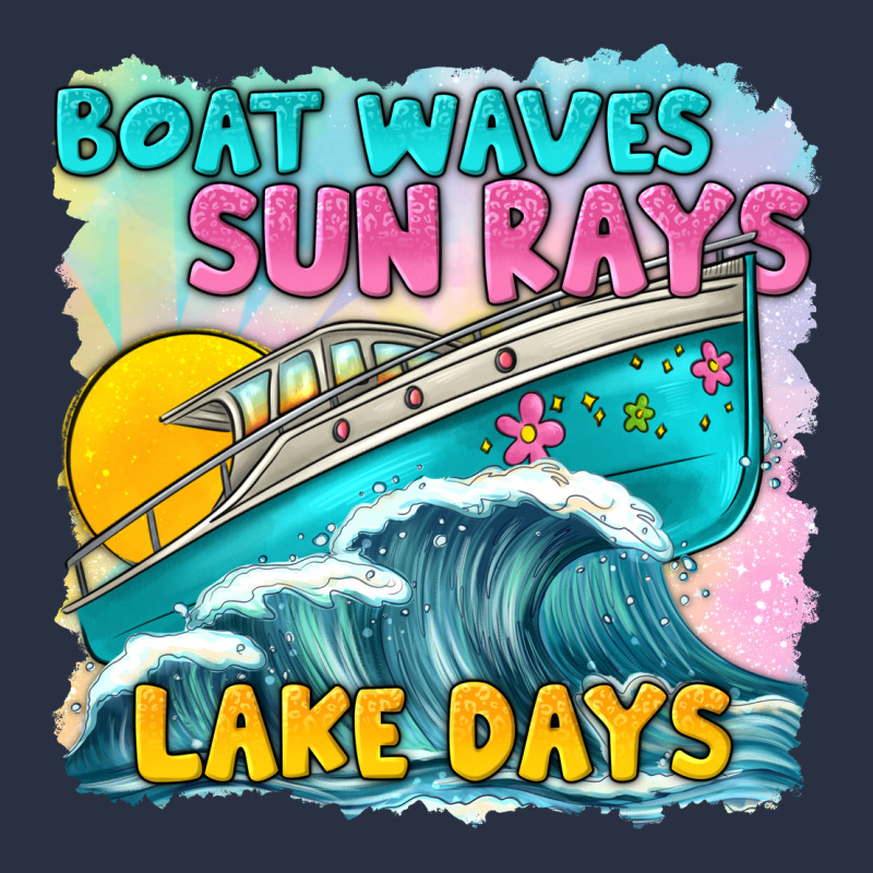 Boat Waves Sun Rays Lake Days Heavyweight Sweatshirt by texasbilliewilder | Teevron