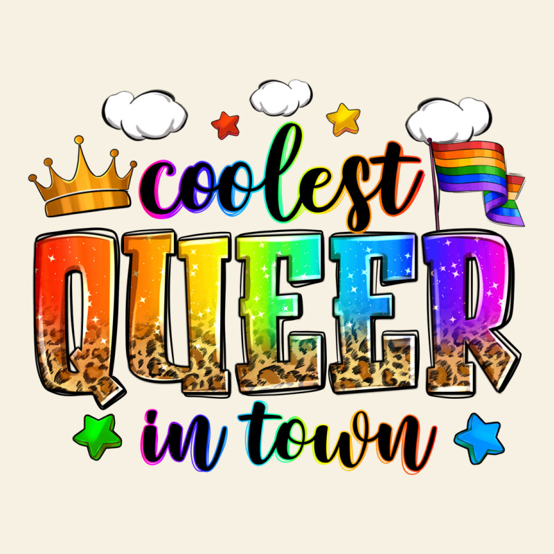 Coolest Queer In Town Vintage Tee by Zillion Design Studio | Teevron