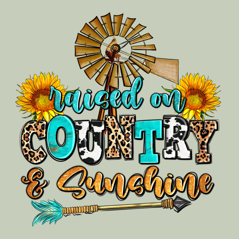 Raised On Country And Sunshine Long Sleeve Tee by AdoDesignShop | Teevron
