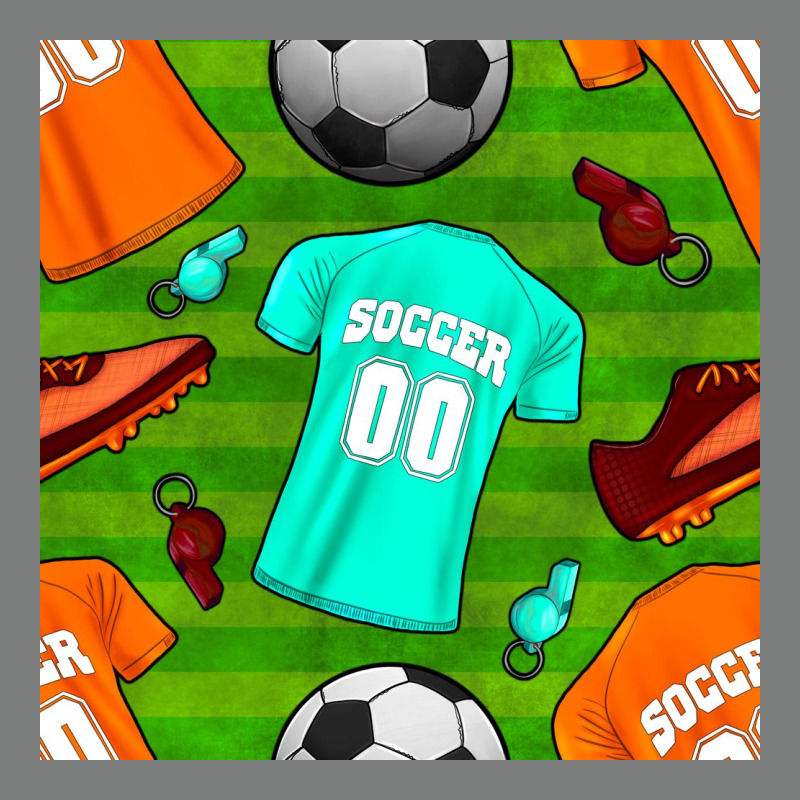 Soccer Ball Uniform And Shoes Seamless Pattern Premium Hoodie by BundleAndBundleShop | Teevron