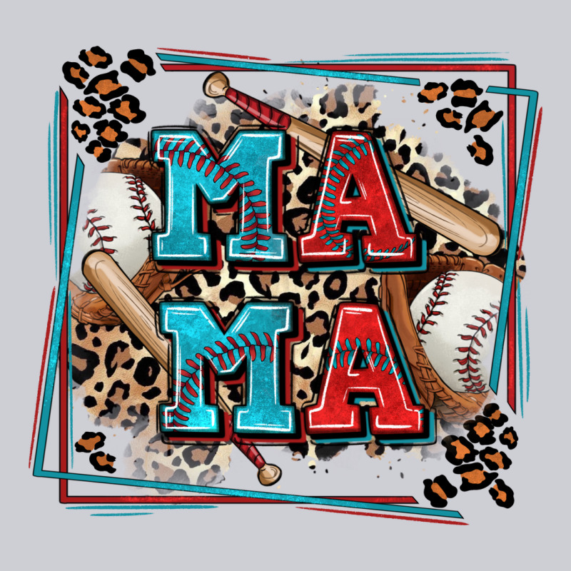 Baseball Mama With Leopard Heavyweight Sweatshirt by Zillion Design Studio | Teevron
