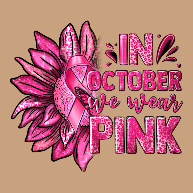 In October We Wear Pink Sunflower Vintage Tee by texasbilliewilder | Teevron