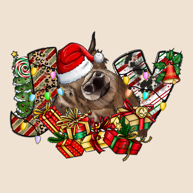 Christmas Joy Highland Cow Urban Heavy Tee by CowhideDigitalArt | Teevron