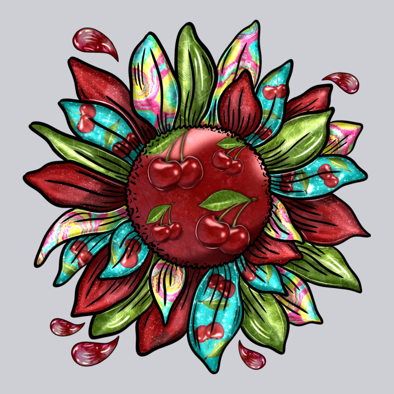 Cherry Sunflower Heavyweight Sweatshirt by texasbilliewilder | Teevron