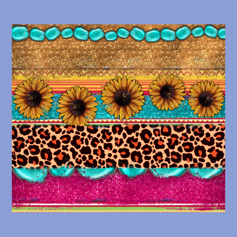 Leopard Sunflower Gemstone Long Sleeve Tee by JahusDesignShop | Teevron