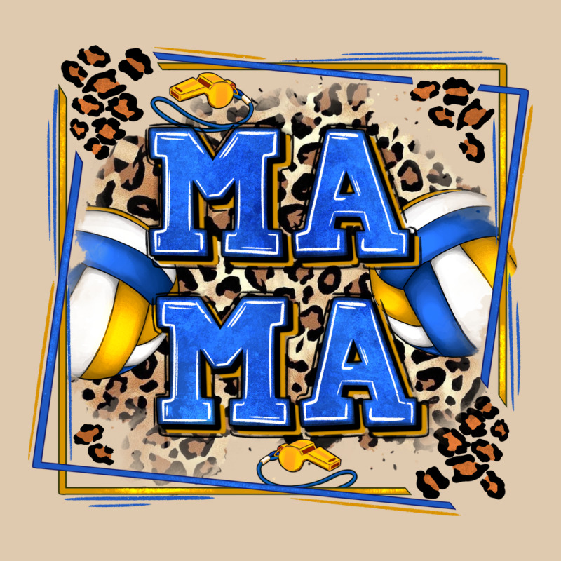 Volleyball Mama With Leopard Heavyweight Sweatshirt by Zillion Design Studio | Teevron