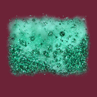 Green Glitter Background Long Sleeve Tee | Teevron
