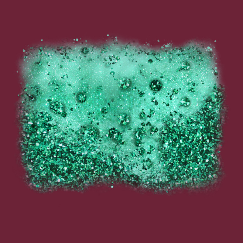 Green Glitter Background Long Sleeve Tee by JahusDesignShop | Teevron