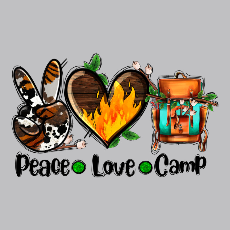 Peace Love Camp Ado Long Sleeve Tee by AdoDesignShop | Teevron