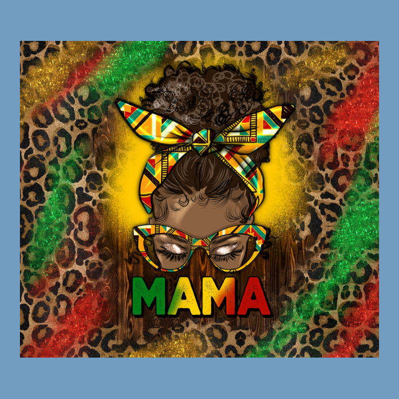 Juneteenth Afro Bun Mama Tumbler Urban Heavy Tee by HRA Design Shop | Teevron