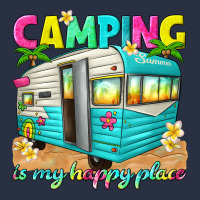 Camping Is My Happy Place Heavyweight Sweatshirt | Teevron
