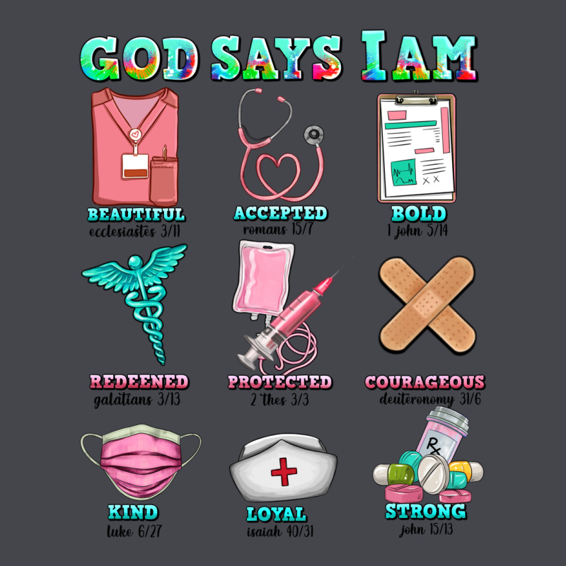 Nurse God Says I Am  Nurse Elements Long Sleeve Tee by AdoDesignShop | Teevron