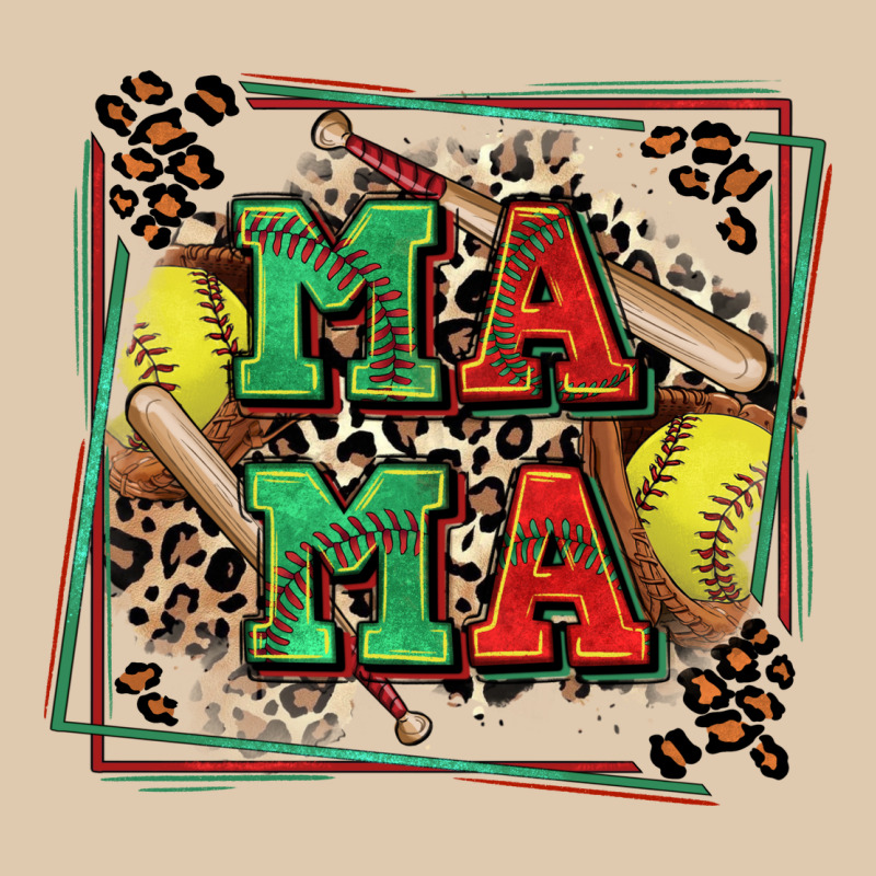 Softball Mama With Leopard Heavyweight Sweatshirt by Zillion Design Studio | Teevron