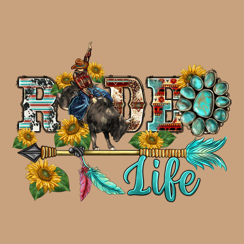 Western Rodeo Bullfighter  Life Turquoise's Gemstones Arrow Sunflowers Vintage Tee by BarkalooDesign | Teevron