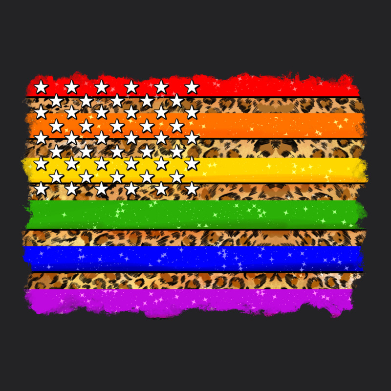 Lgbtq And Usa Flag Vintage Tee by Zillion Design Studio | Teevron
