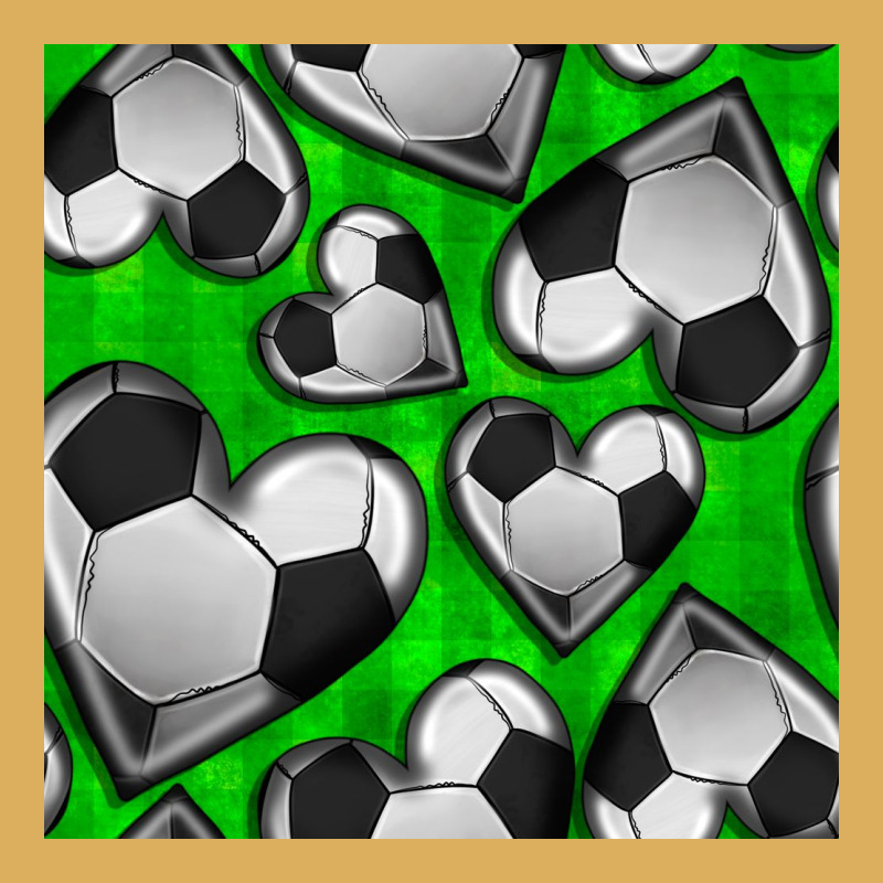 Soccer Hearts Seamless Pattern Premium Hoodie by BundleAndBundleShop | Teevron