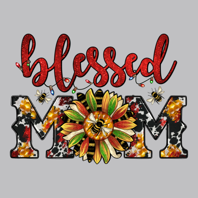 Christmas Blessed Mom Long Sleeve Tee by JahusDesignShop | Teevron
