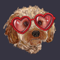 Toy Poodle With Love Glasses Vintage Hoodie | Teevron