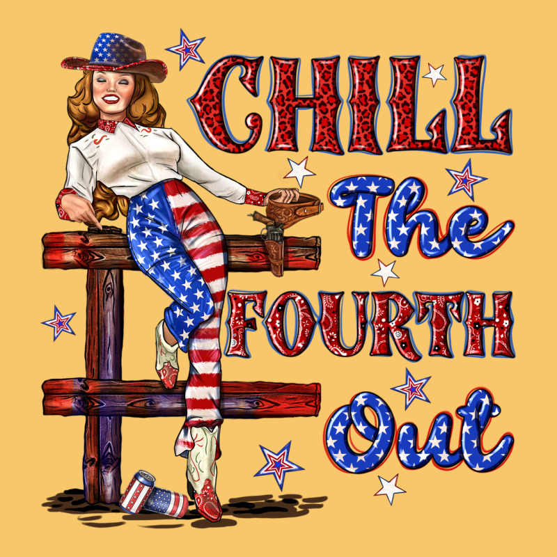 Chill The Fourth Out 4th July Vintage Hoodie by texasbilliewilder | Teevron