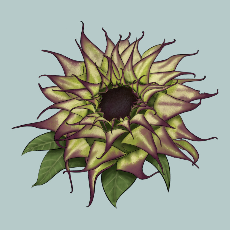 Sun   Fill Purple Sunflower Heavy Core Tee by LillyAllenDesigns | Teevron
