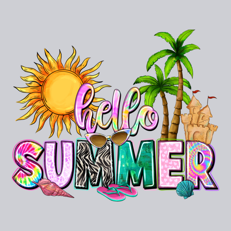 Hello Summer With Sun Heavyweight Sweatshirt by texasbilliewilder | Teevron