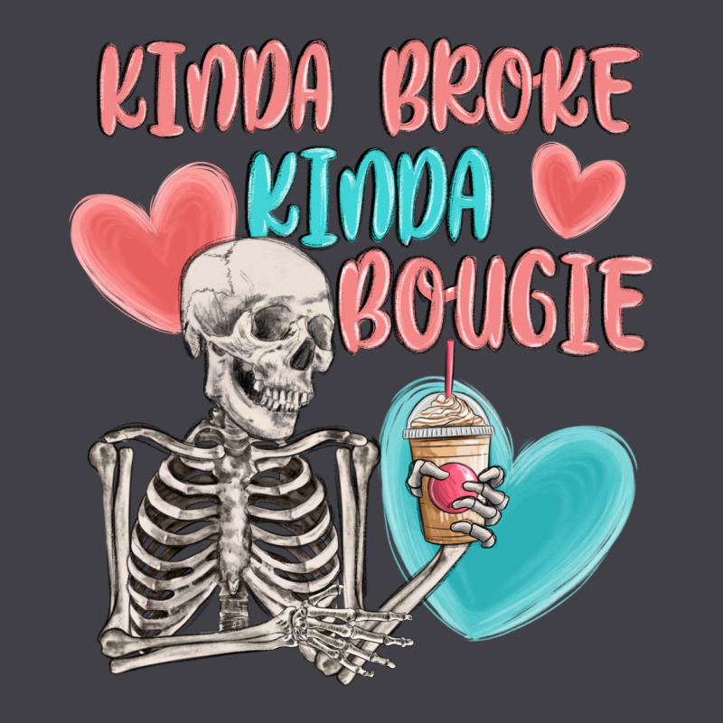 Kinda Broke Kinda Bougie Heavyweight Hoodie by MaliasSmallBusiness | Teevron