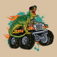 Monster Truck And T Rex Dinosaur Heavyweight Hoodie | Teevron