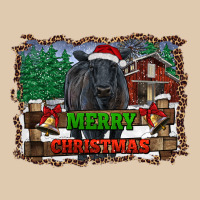 Merry Christmas Black Angus Cattle And Farm Heavyweight Sweatshirt | Teevron