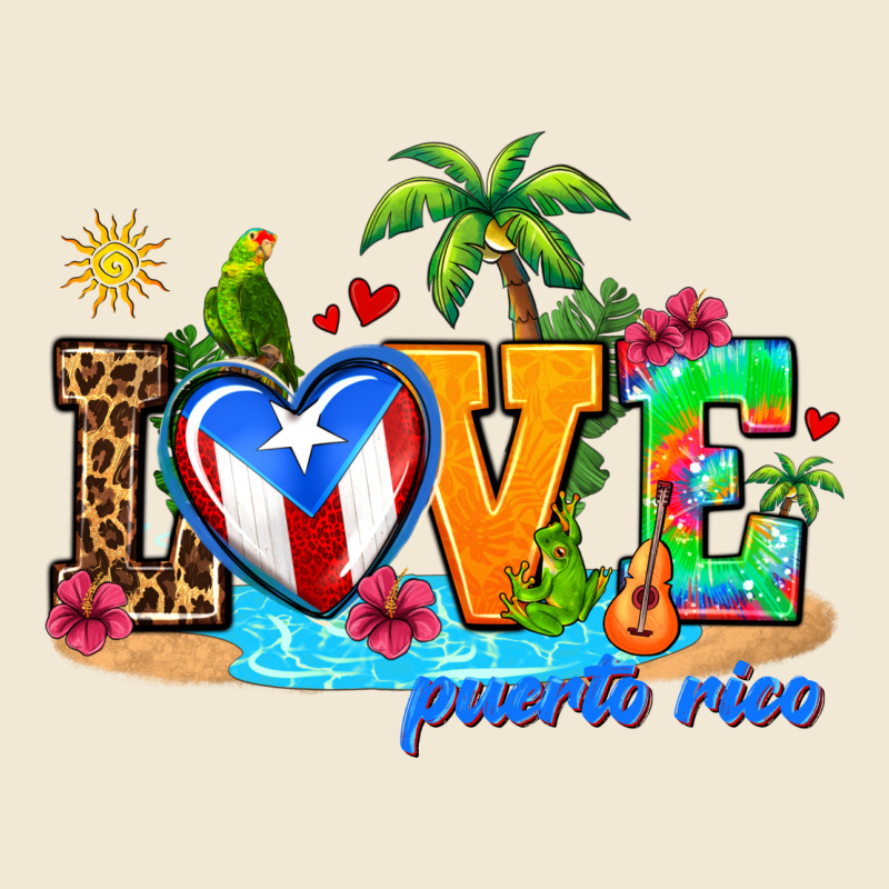 Love Puerto Rico Ladies Tee by AdoDesignShop | Teevron