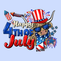 Happy 4th Of July Cow Urban Heavy Tee | Teevron