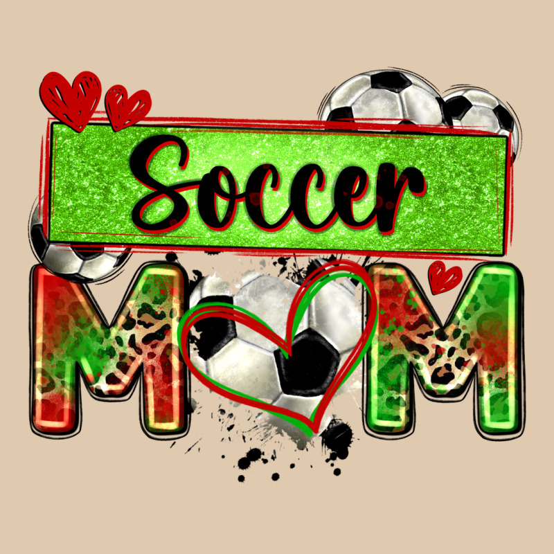 Soccer Mom With Leopard Heavyweight Sweatshirt by Zillion Design Studio | Teevron