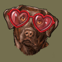 Labrador Retriever With Love Glass Vintage Hoodie | Teevron