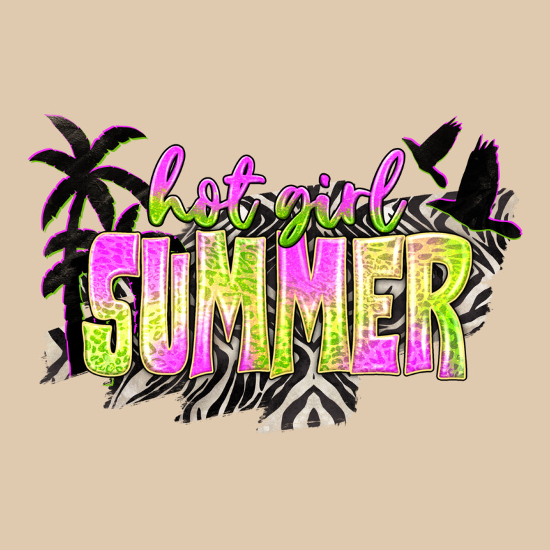 Hot Girl Summer With Palms Heavyweight Sweatshirt by texasbilliewilder | Teevron