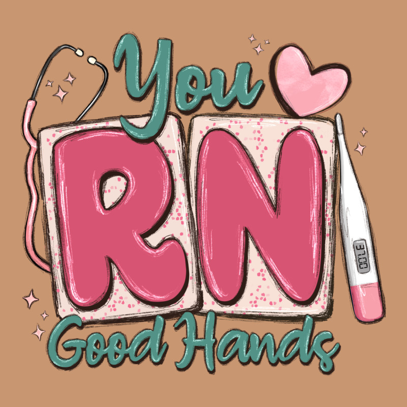 You Rn Good Hands Registered Nurse Heavyweight Hoodie by MaliasSmallBusiness | Teevron