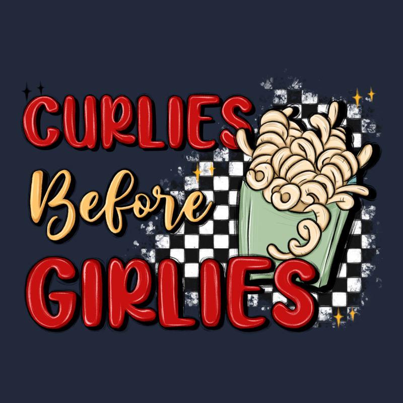 Curlies Before Girlies Premium Sweatshirt by MaliasSmallBusiness | Teevron